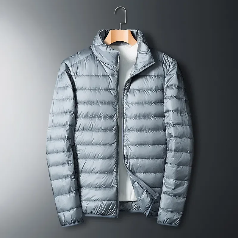 Ultra Light White Duck Down Jacket Men Waterproof Casual Portable Outdoor Lightw
