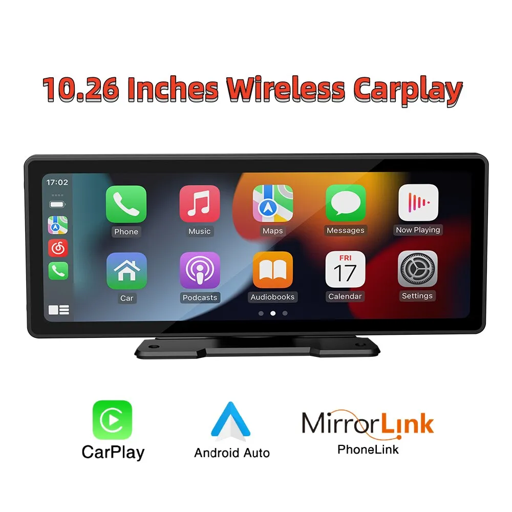 Universal 10.26” Screen Car Radio Multimedia WIFI Video Player Wireless Carplay