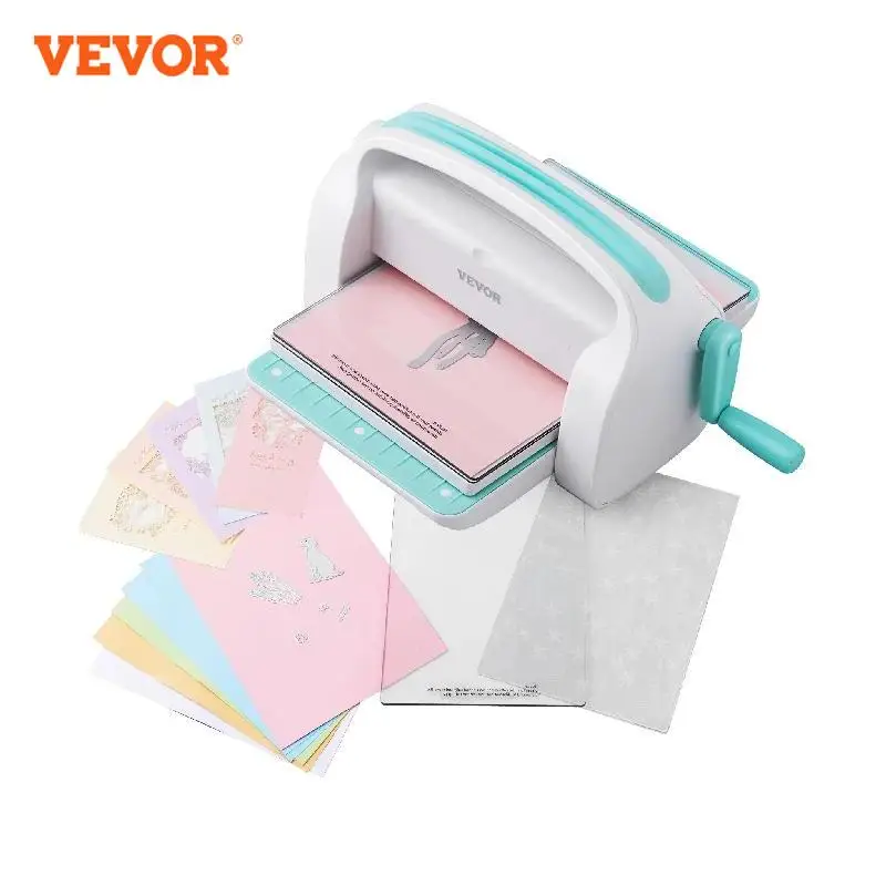 VEVOR 6/9in Manual Die Cutting Embossing Machine Mini Opening Scrapbooking Handm