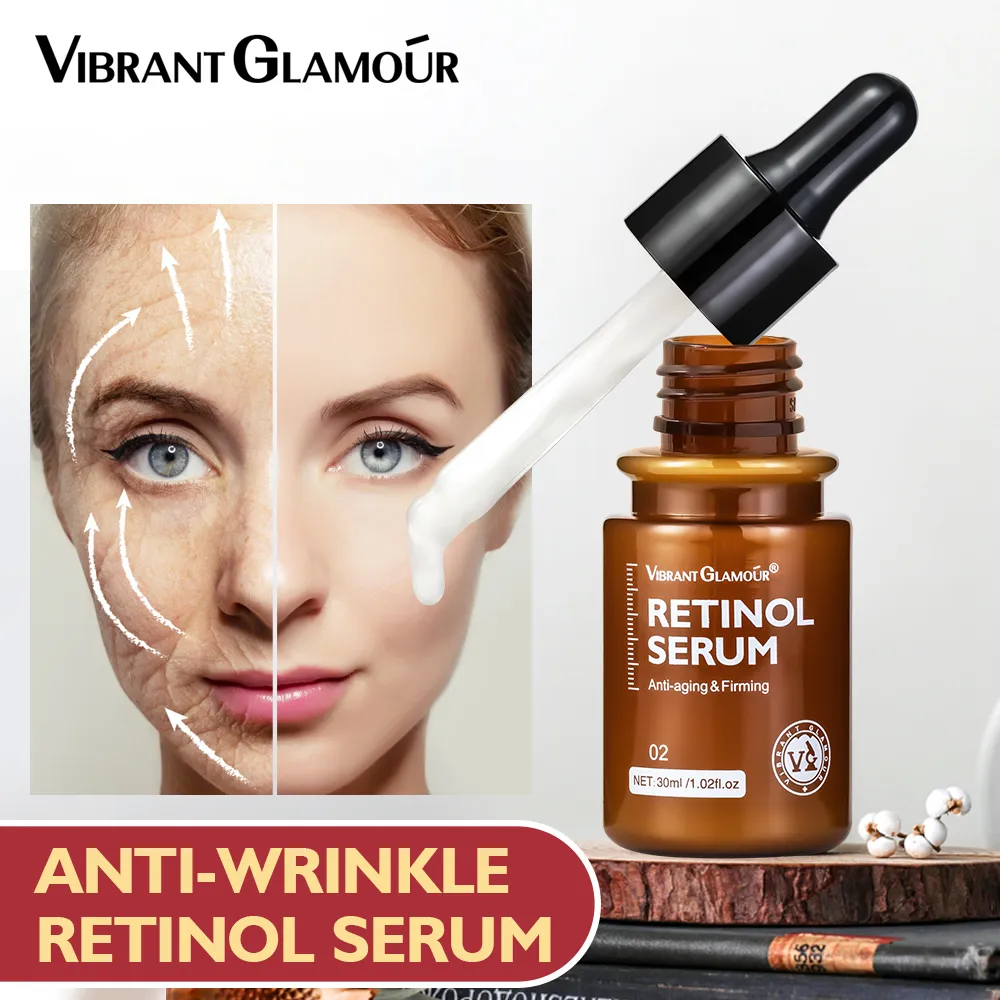 VIBRANT GLAMOUR Retinol Face Serum Moisturizing Whitening Firming Fade Fine Line