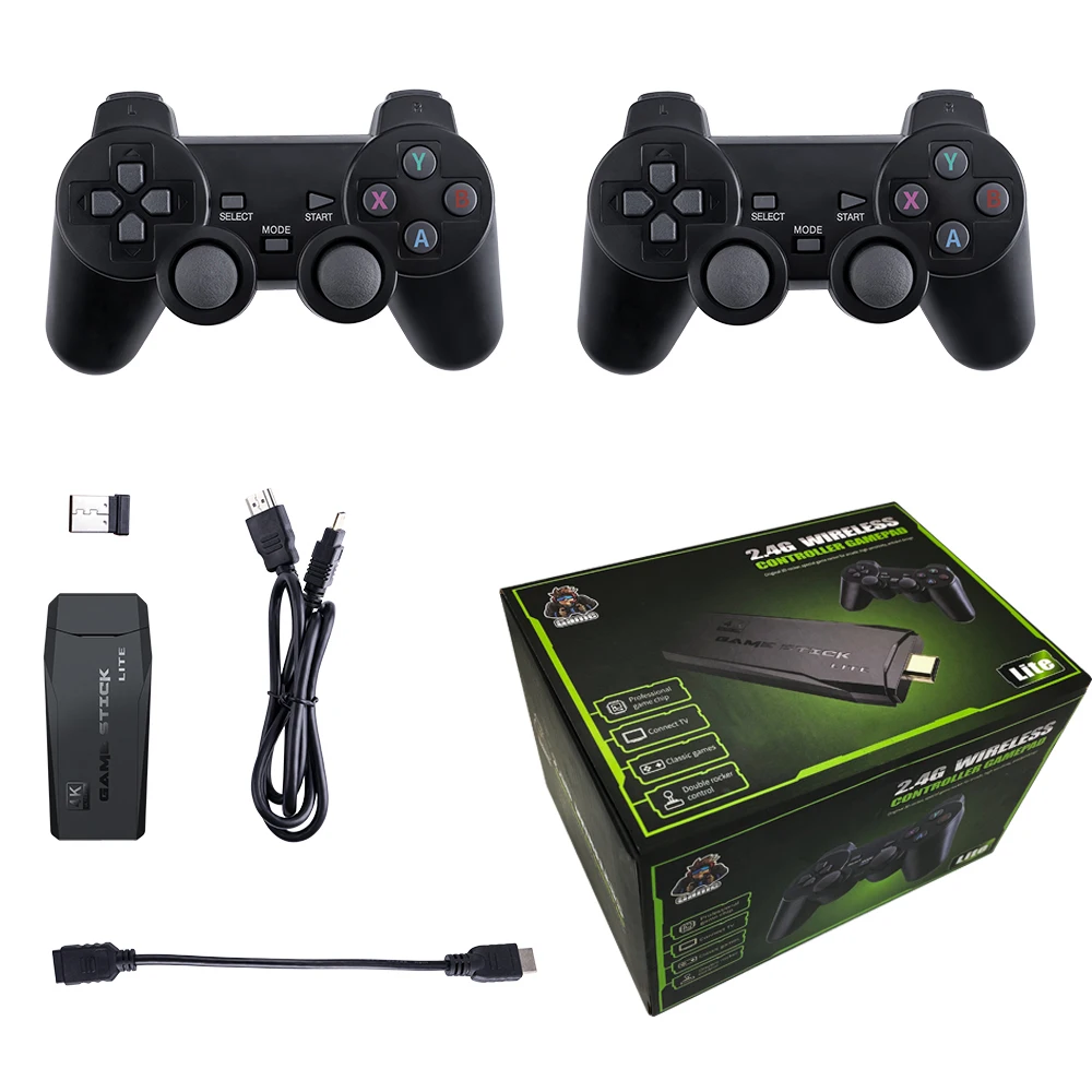 Video Game Console 64G Built-in 20000 Games Retro handheld Game Console Wireless