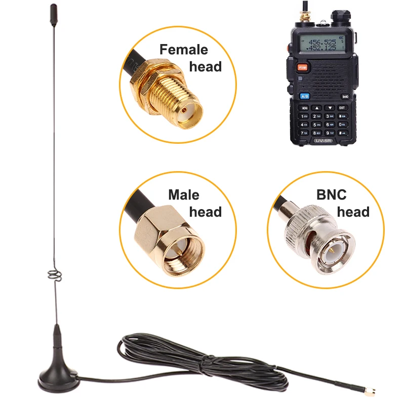 Walkie Antenna UV5R Gain Antenna For Walkie Talkie Antenna Portable Radio Mini S