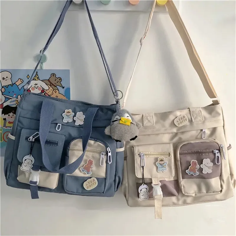 Waterproof Canvas Women Handbags Shoulder Bag Nylon Ladies Messenger Bag Oxford