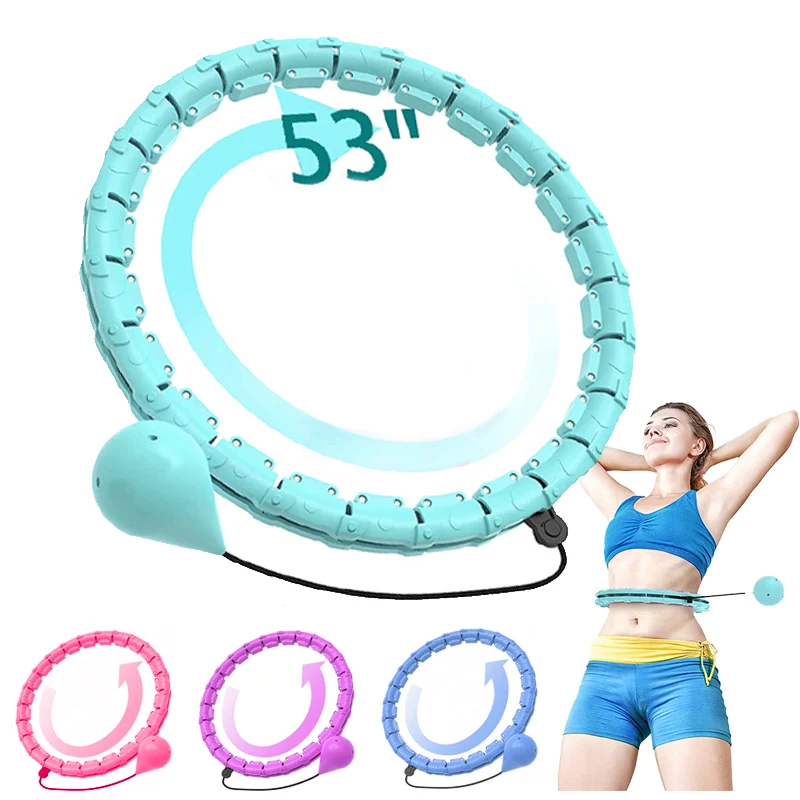 Weighted Hula Circle Hoops for Adults Weight Loss Plus Size for Adults Smart Exe