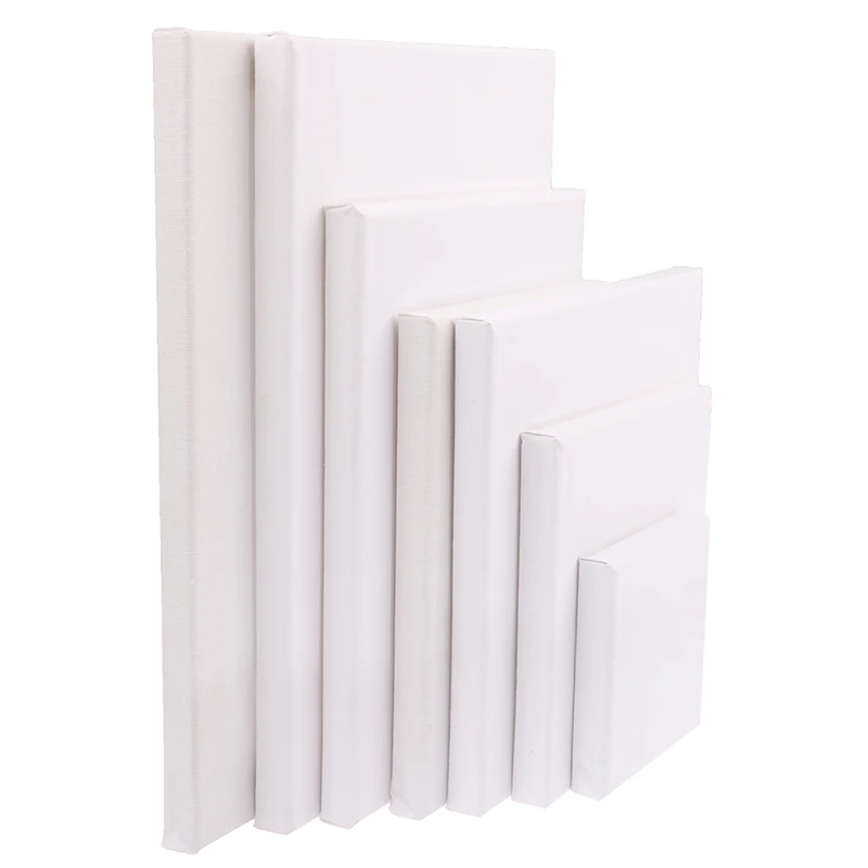 White Blank Square Artist Canvas For Oil Painting On Canvas, Acrylic Watercolor 