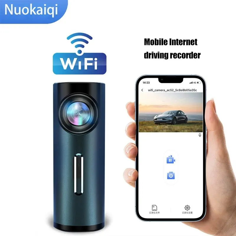 WiFi Car Driving Recorder HD Night Wireless Remote Mobile Phone Interconnection