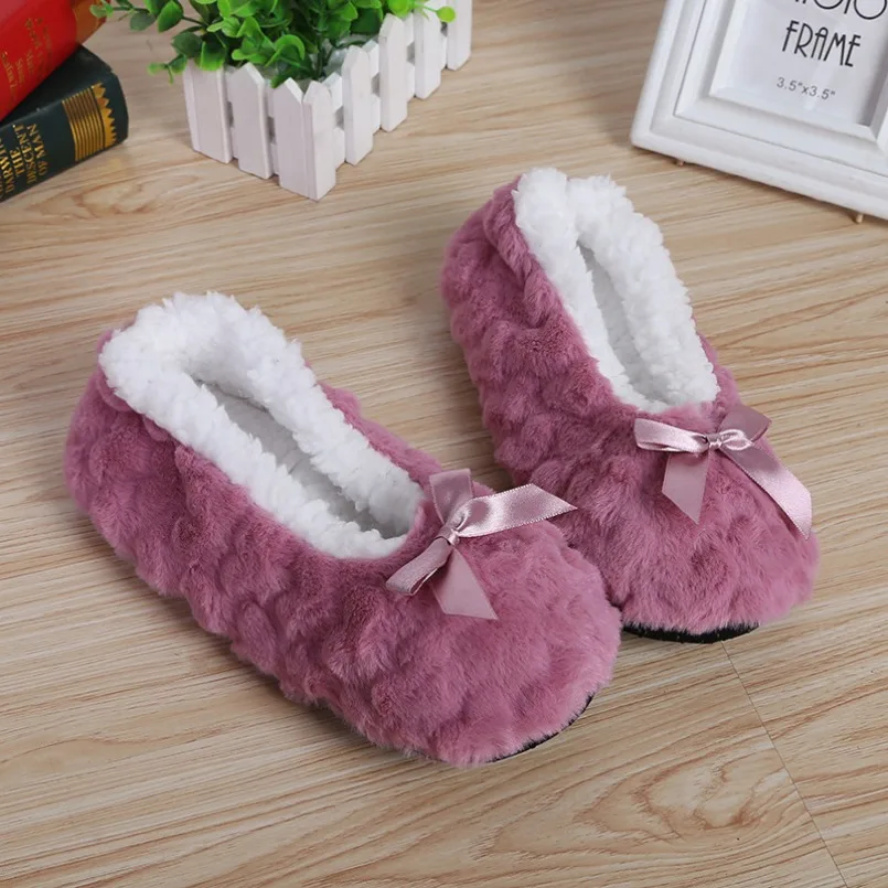 Winter Warm Slipper Womens Home Plush Soft Fluffy Cute Funny Indoor House Female