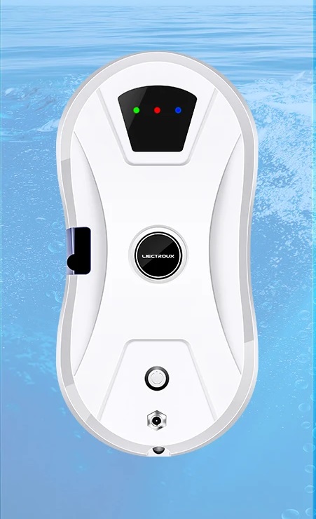 Liectroux YW610 Window Cleaning Robot, Water Spray,Ultrathin Window Robot Vacuum