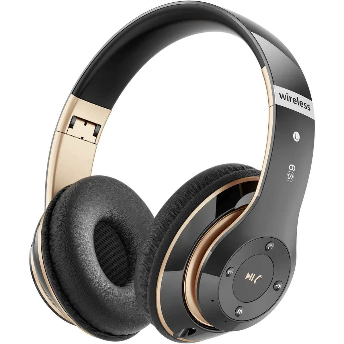 Wireless Headphones HiFi Stereo Over Ear Bluetooth Headset With Mic Supports TF 