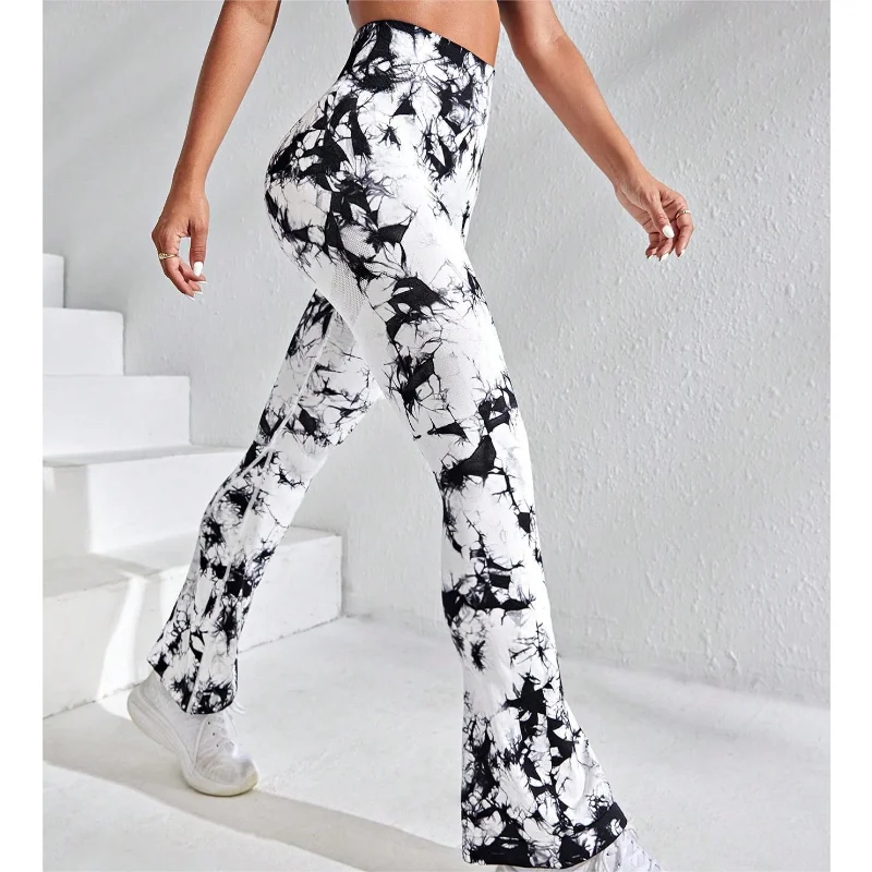Women High Waist Seamless Leggings Gym Fitness Pants Knitted Push Up Leggings Yo