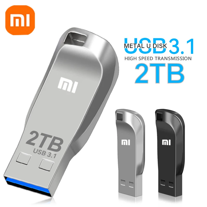 Xiaomi 2TB USB 3.1 Pen Drive 2TB USB Flash Drives 1TB High Speed Pendrive Waterp