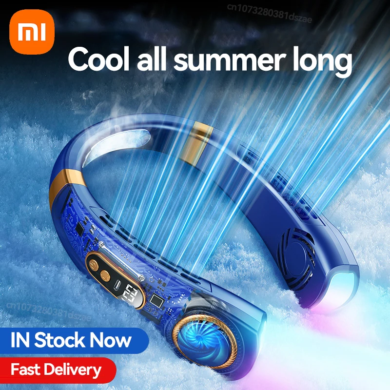 Hanging Neck Fan Portable Air Conditioner Type-C USB Rechargeable Air Cooler 5 S