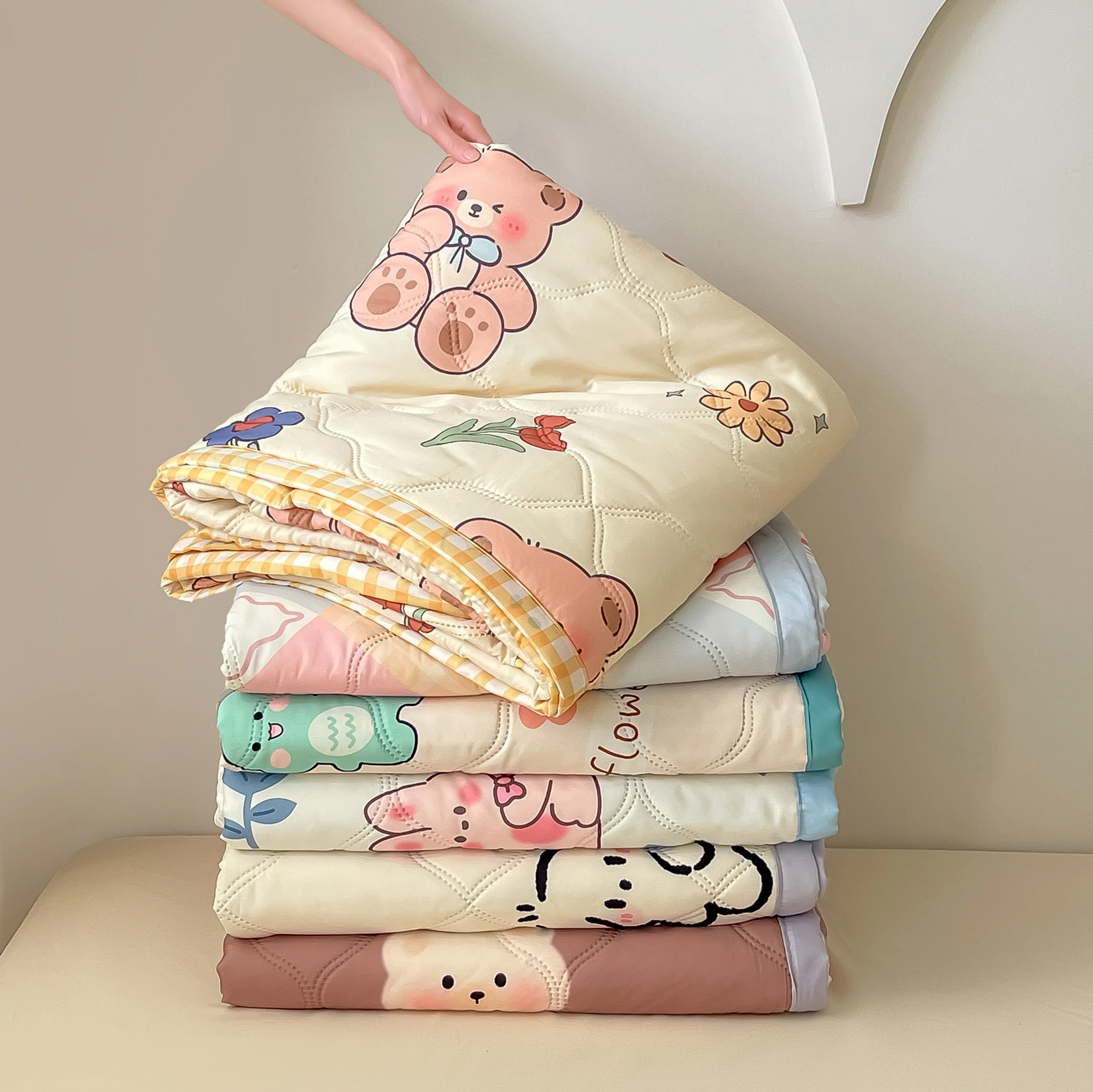 YanYangTian Comforter Summer quilt bedroom bedding cover Double bed quilt Thin w