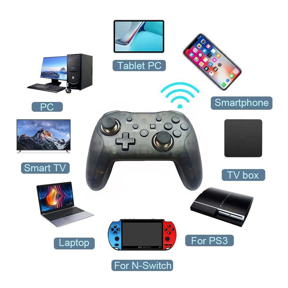 YLW MG25Z Wireless Controller Bluetooth Gamepad For Nintendo Switch PC PS3 Joyst