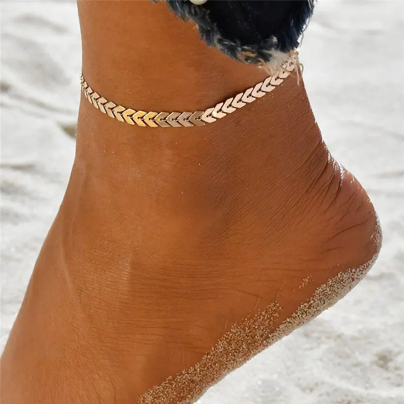 Vintage Arrows Beach Foot Anklet For Women Bohemian Female Anklets Summer Bracel