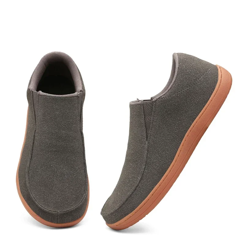 Damyuan Casual Men's Shoes Fashion Canvas Footwear Breathable Classic Wide Loafe