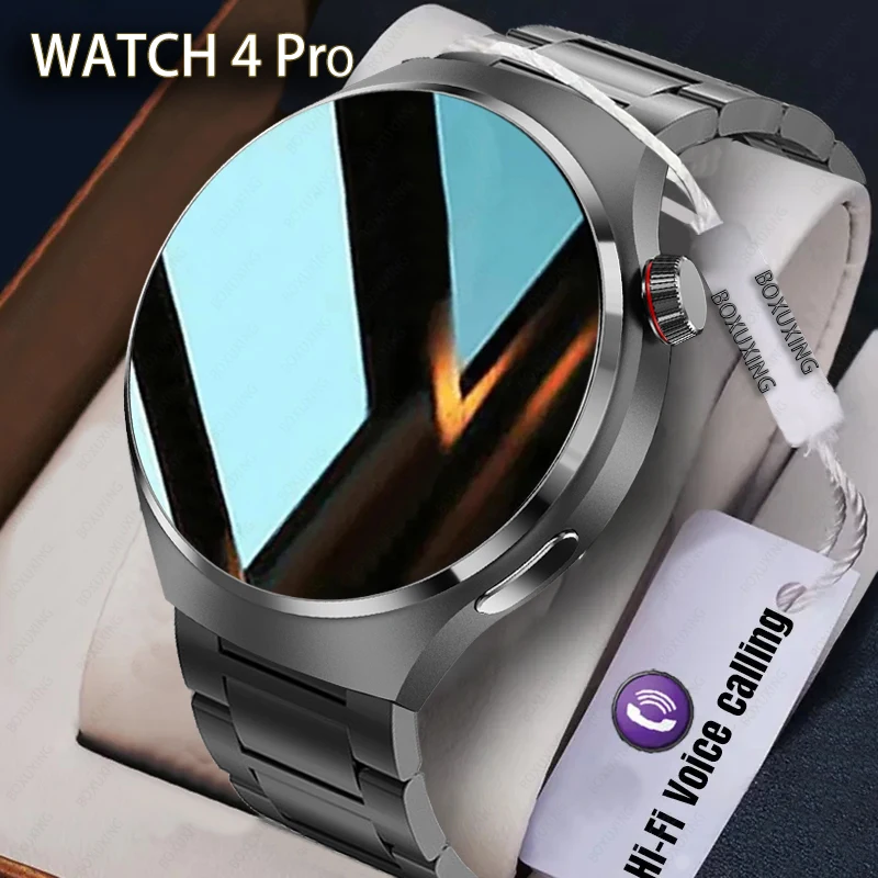 For Huawei Xiaomi GPS NFC Smart Watch Men AMOLED 360*360 HD Screen Heart Rate BT