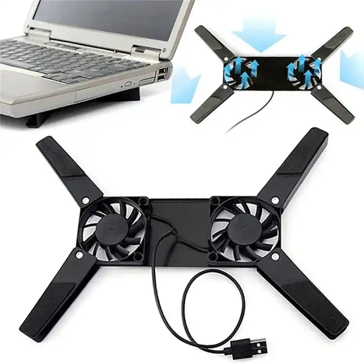 Rotatable USB Fan Cooling Pad 2 Fans Cooler Notebook Cooler Computer Laptop Stan