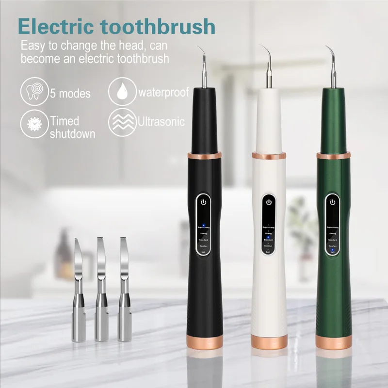 Dental Scaler Ultrasonic Tooth Cleaner Stone Removal Electric Sonic Plaque Remov