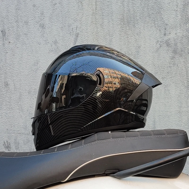 Full Face Racing Helmets Winter Warm Double Visor Motorcycle Helmet Motorbike Sp