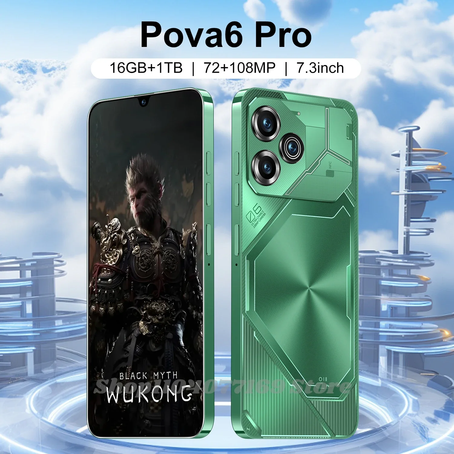 New Pova 6 Pro smartphone unlocks high-definition screen with a 7.3-inch 22GB+2T
