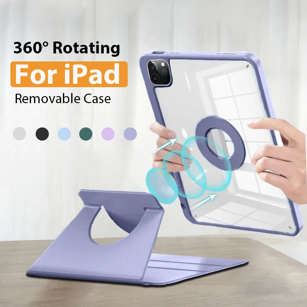 Magnetic Case For Ipad Pro 13 11 12.9 12 9 2024 9 9th 8th 7th Generation Funda F