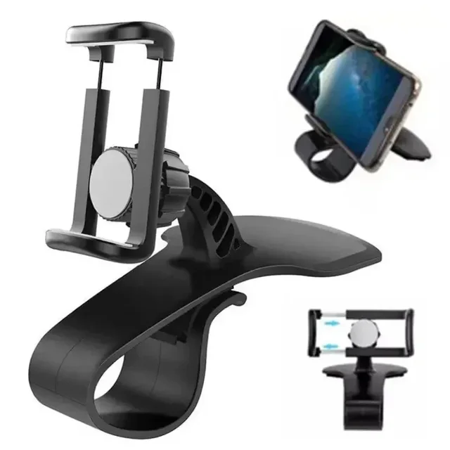 Car Phone Holder Stand Universal Dashboard Car Clip Mount GPS Cell Mobile Phone 
