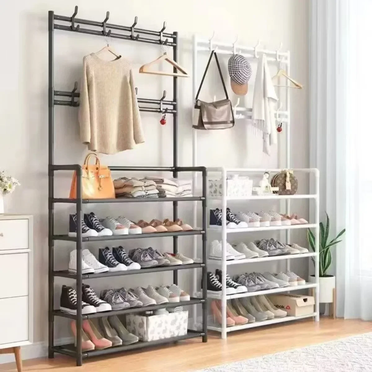 Shoe Multi-ayer Rack DIY Organizer Clothes Storage Load-bearing Organizer Hat Ha