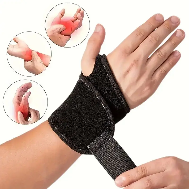 Adjustable Wrist Brace Perfect for Women & Men Support Wrap Strap Hand Carpal Tu