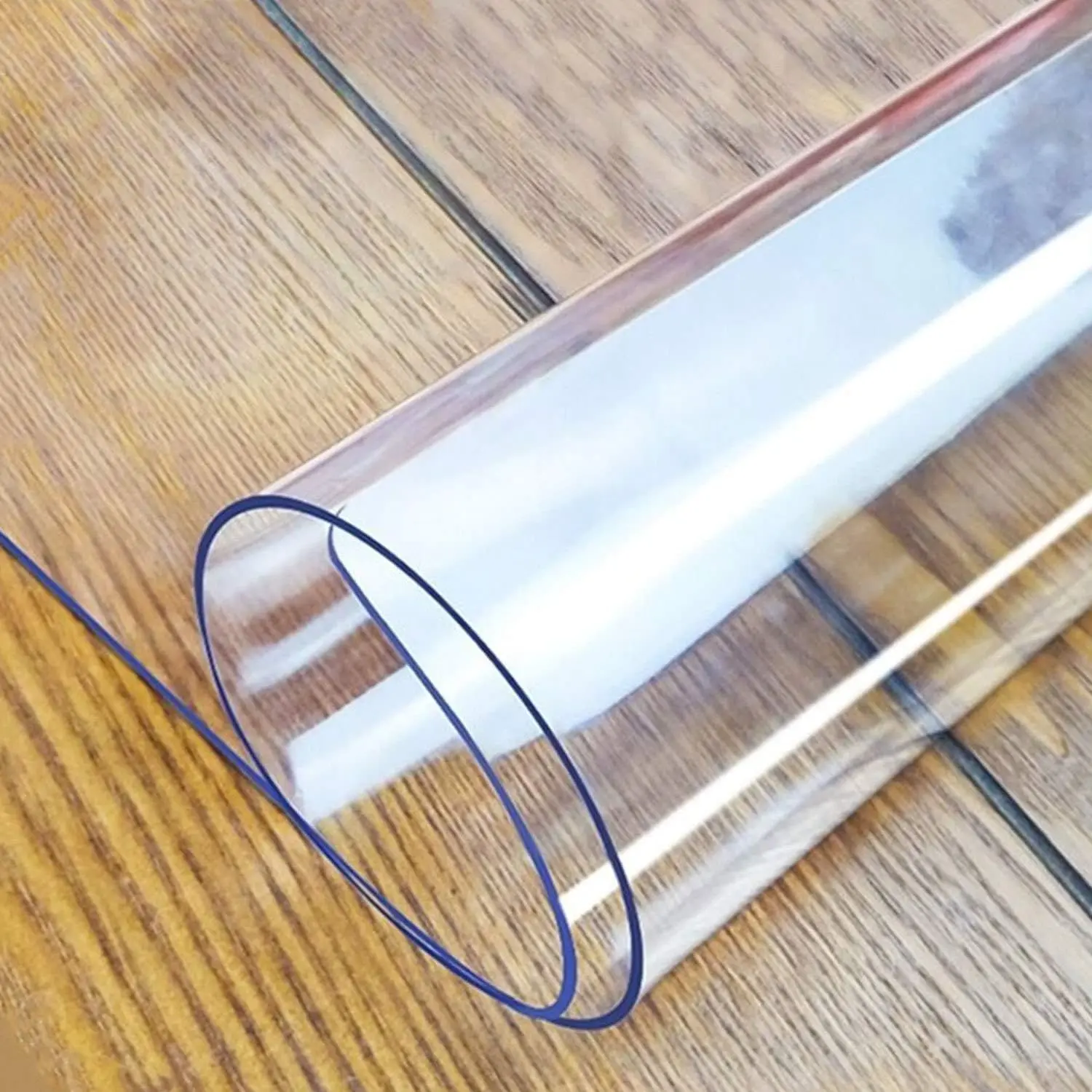 PVC 1.5mm transparent tablecloth table mat protective film, scratch resistant ta