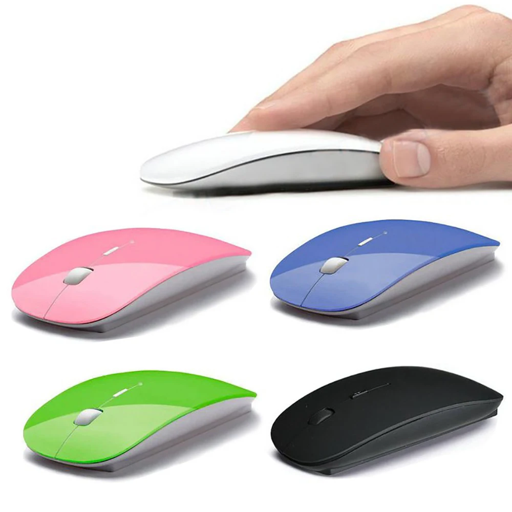 Gaming pink white rosa Mouse New 1600 DPI USB Optical Wireless Computer Mouse 2.