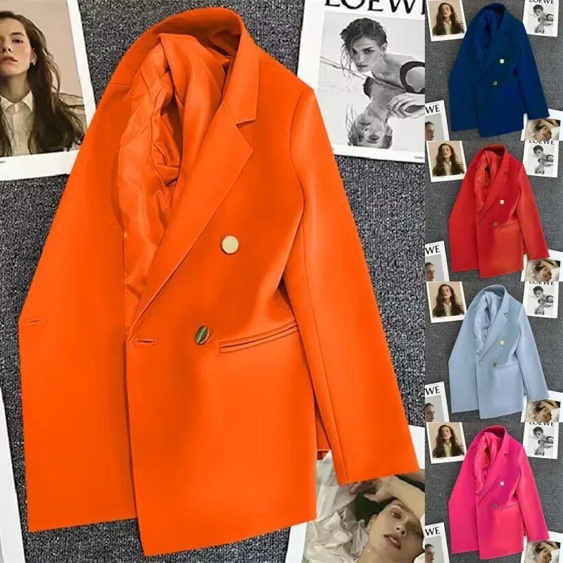 Candy green fried street small suit jacket women, spring and autumn new Korean v