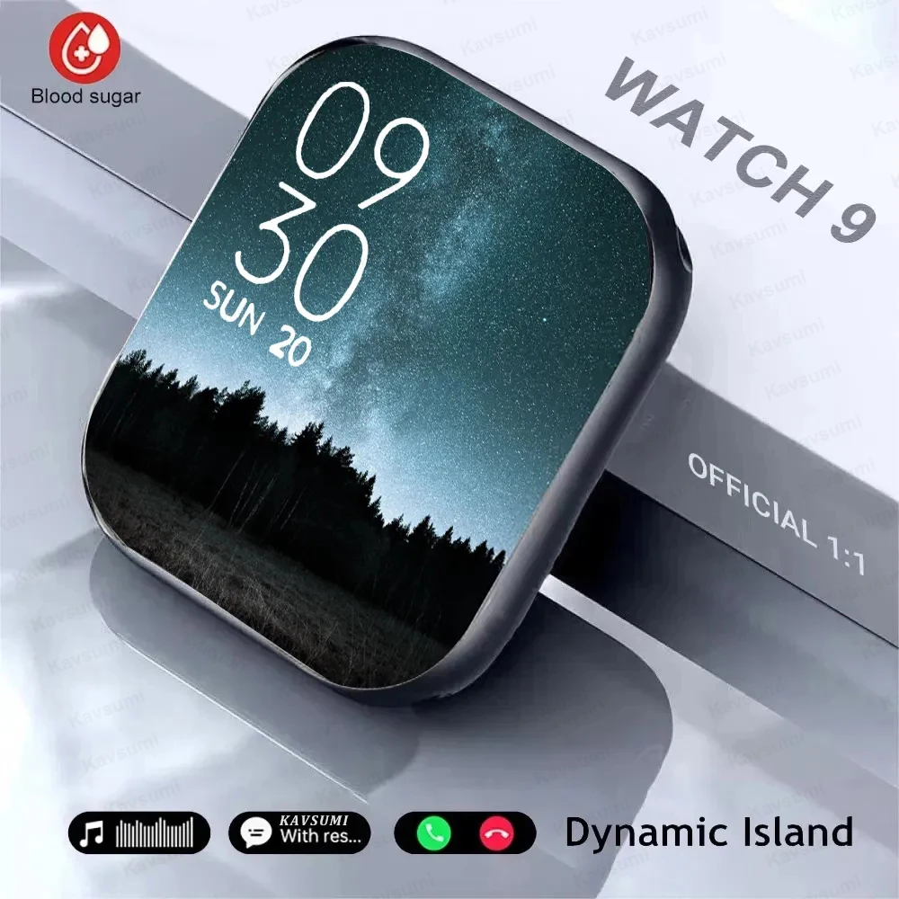 True AMOLED 2.05" HD Screen Smart Watch Women Series 8 Custom Dial 500+ Wireless