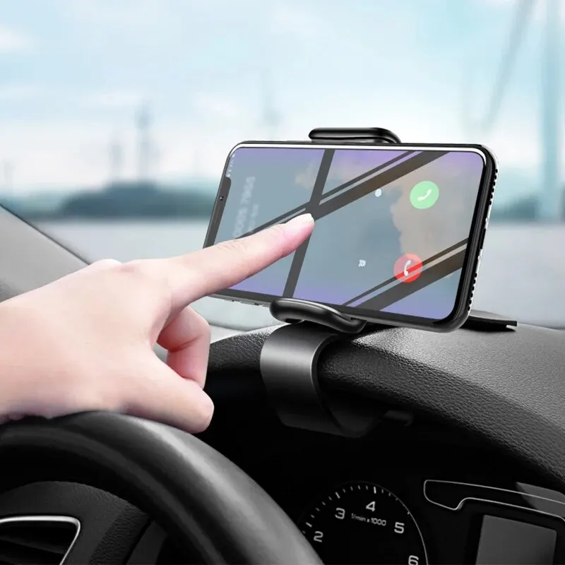 Car Phone HolderEasy Clip Mount Stand Panel Multi Functional Universal Dashboard
