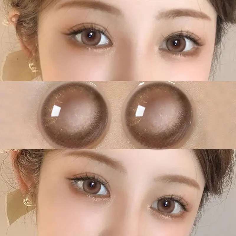 MILL CREEK Color Contact Lenses Large Diameter Myopia Lenses with Diopters Enlar