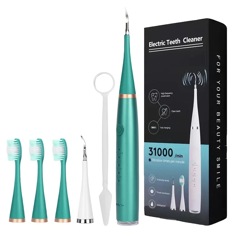 Electric Ultrasonic Dental Calculus Remover Teeth Cleaner Dental Cleaning Teeth 