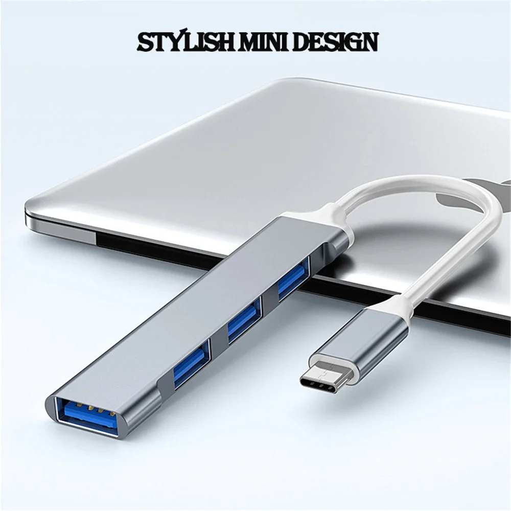 4Port USB 3.0 Hub USB Hub High Speed type c Splitter 5Gbps For PC Computer Acces