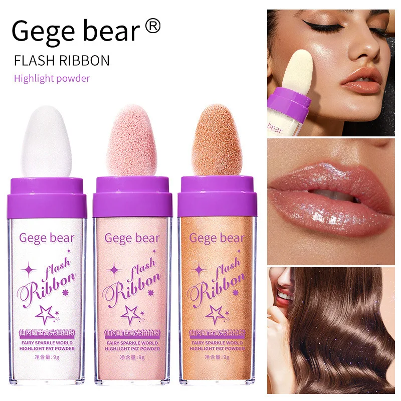 Highlighter Powder White Moonlight Polvo De Hadas Glitter Shimmer Contour Shadin
