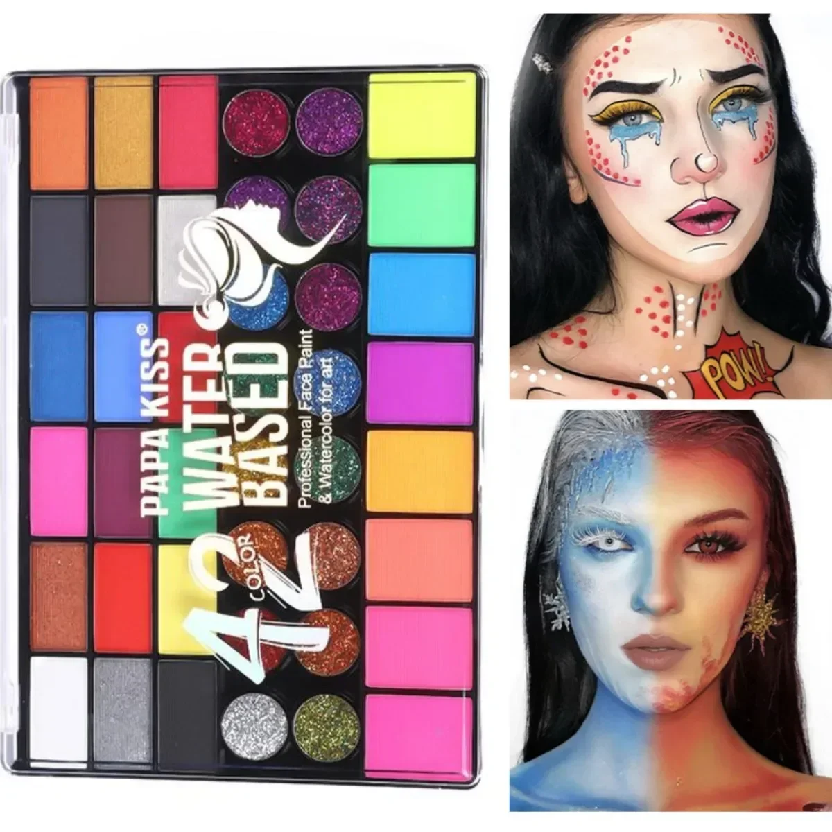 Face Body Painting Make Up Face Color Eye Shadow Easy To Clean Makeup Body Paint