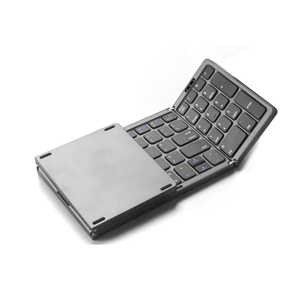 Beyour Folding Bluetooth Wireless Keyboard Numeric Keypad Number Pad B089 Foldab