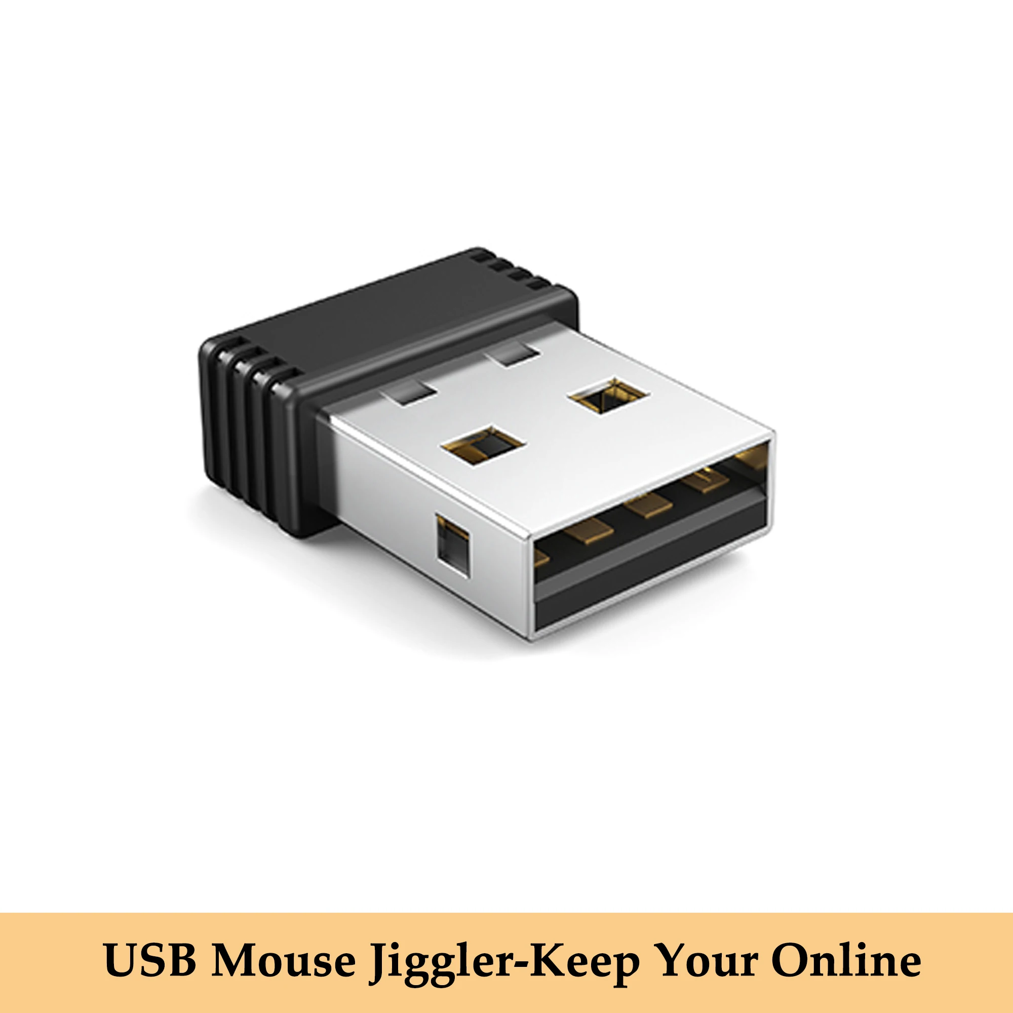 Wireless Mouse Jigglers Mover Undetectable Automatic USB Port Shaker Wiggler for