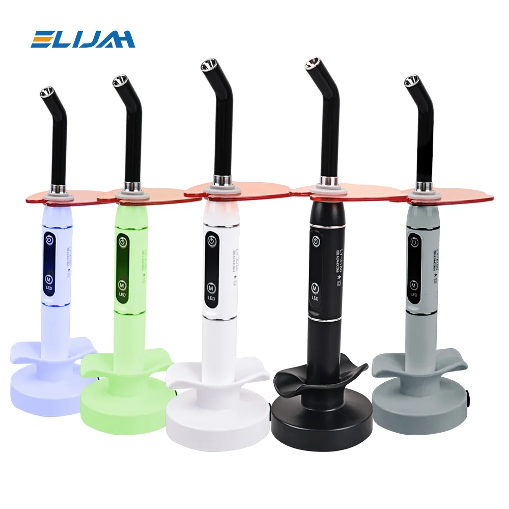 1Set Dental LED Wireless Curing Light Curing Machine Resin Curing Dentist Tool E