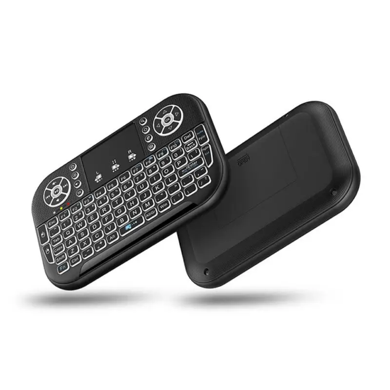 Backlight Mini 2.4G Keyboard Air Mouse Wireless Touchable Remote Control with US