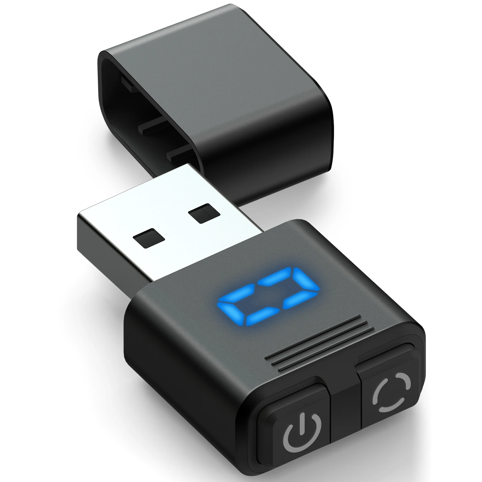 USB Mouse Jiggler Tiny Undetectable Mouse Mover with Separate Mode and ON/OFF Bu