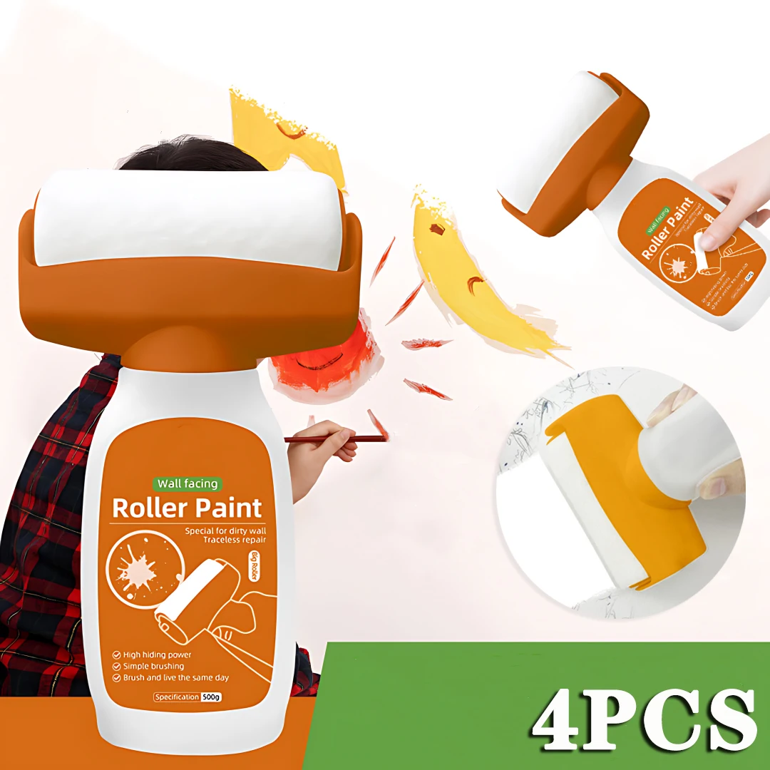 Wall Repair Roller Paint Household Antibacterial White Waterborne Latex Paint Ro