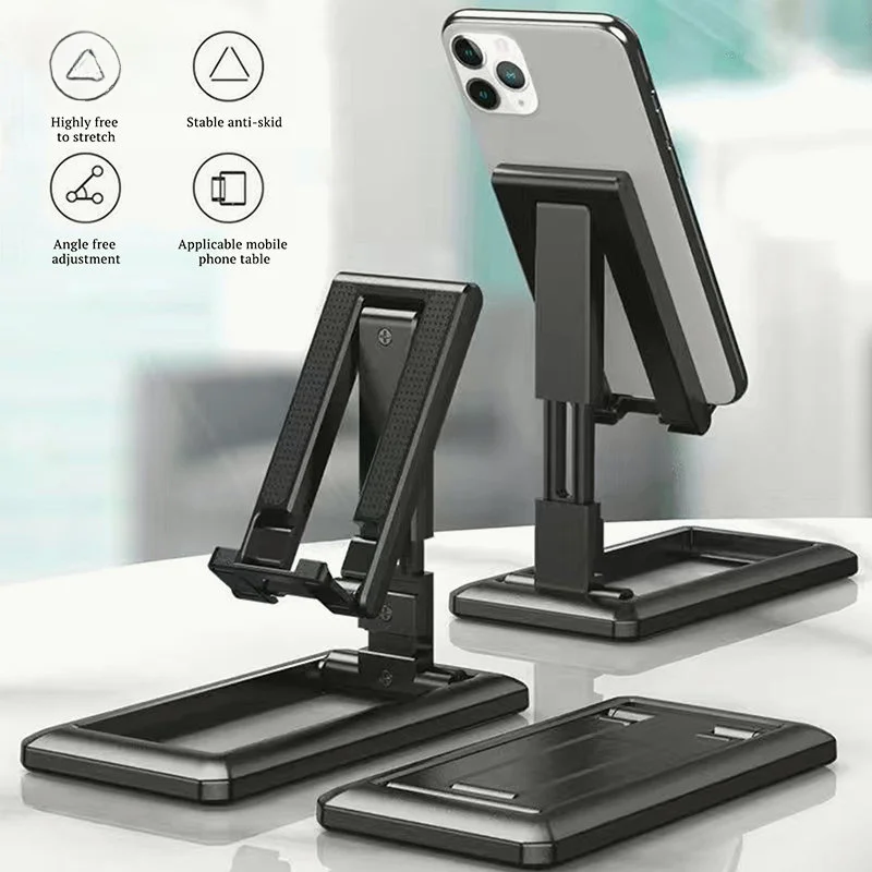 Foldable Tablet Mobile Phone Desktop Phone Stand for iPad iPhone Samsung Desk Ho
