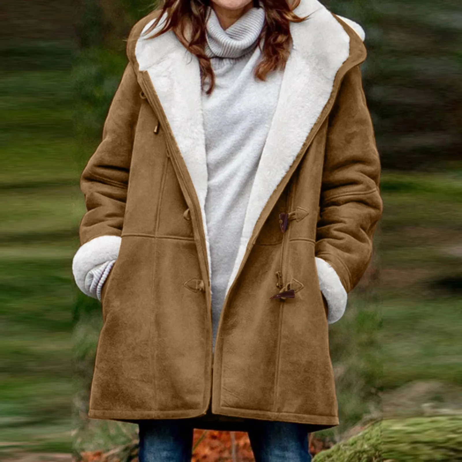 Solid Color Overisze Jackets 2024 Women Casual Jacket Autumn Winter Warm Plus Fl