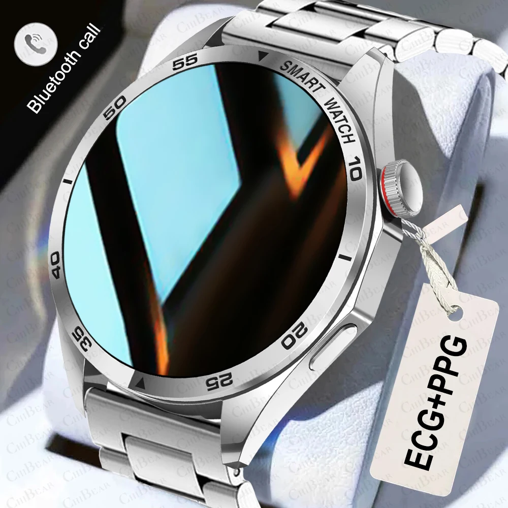 2023 New ECG+PPG Bluetooth Call Smart Watch Man AMOLED HD Screen Sport Fitness W