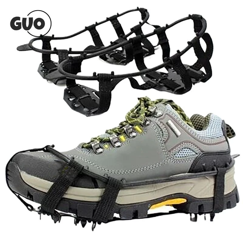 24 Teeth Anti-Slip Ice Claws Winter Ice Grips Gripper Unisex Snow Claw Shoe Cove