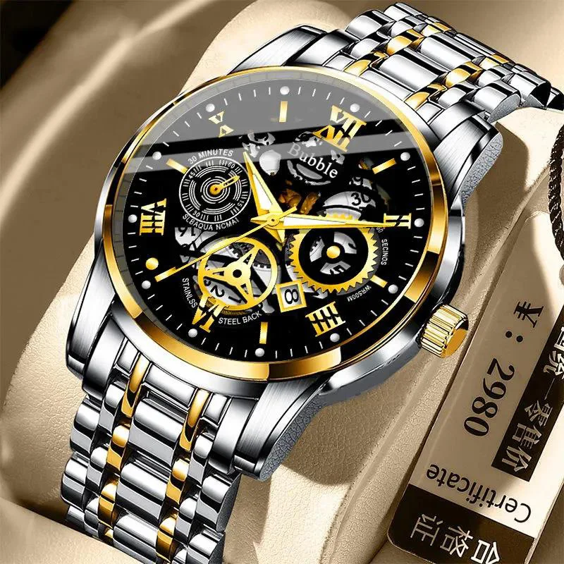 UTHAI L93 Watch For Men Trendy High end Light Luxury Versatile Quartz Watches Gl